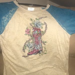 Country boutique baseball tee